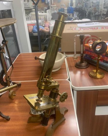Brass Microscope 